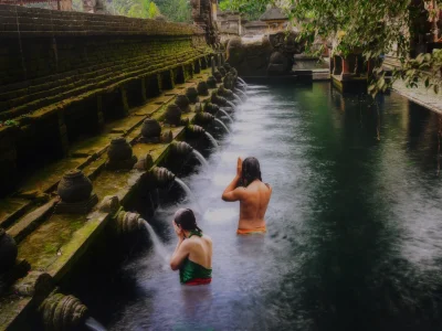 Melukat a balinese purification ceremony