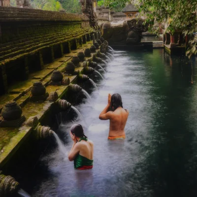 Melukat a balinese purification ceremony