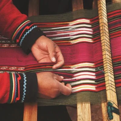 Weaving in Bali