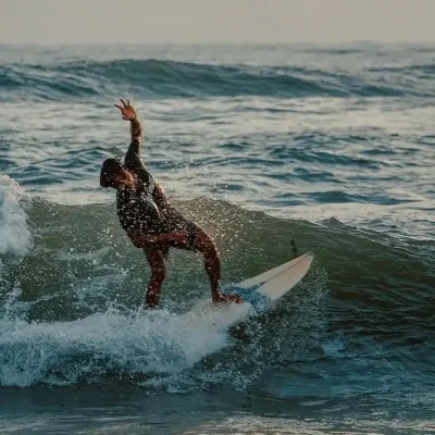 Surfing in Bali